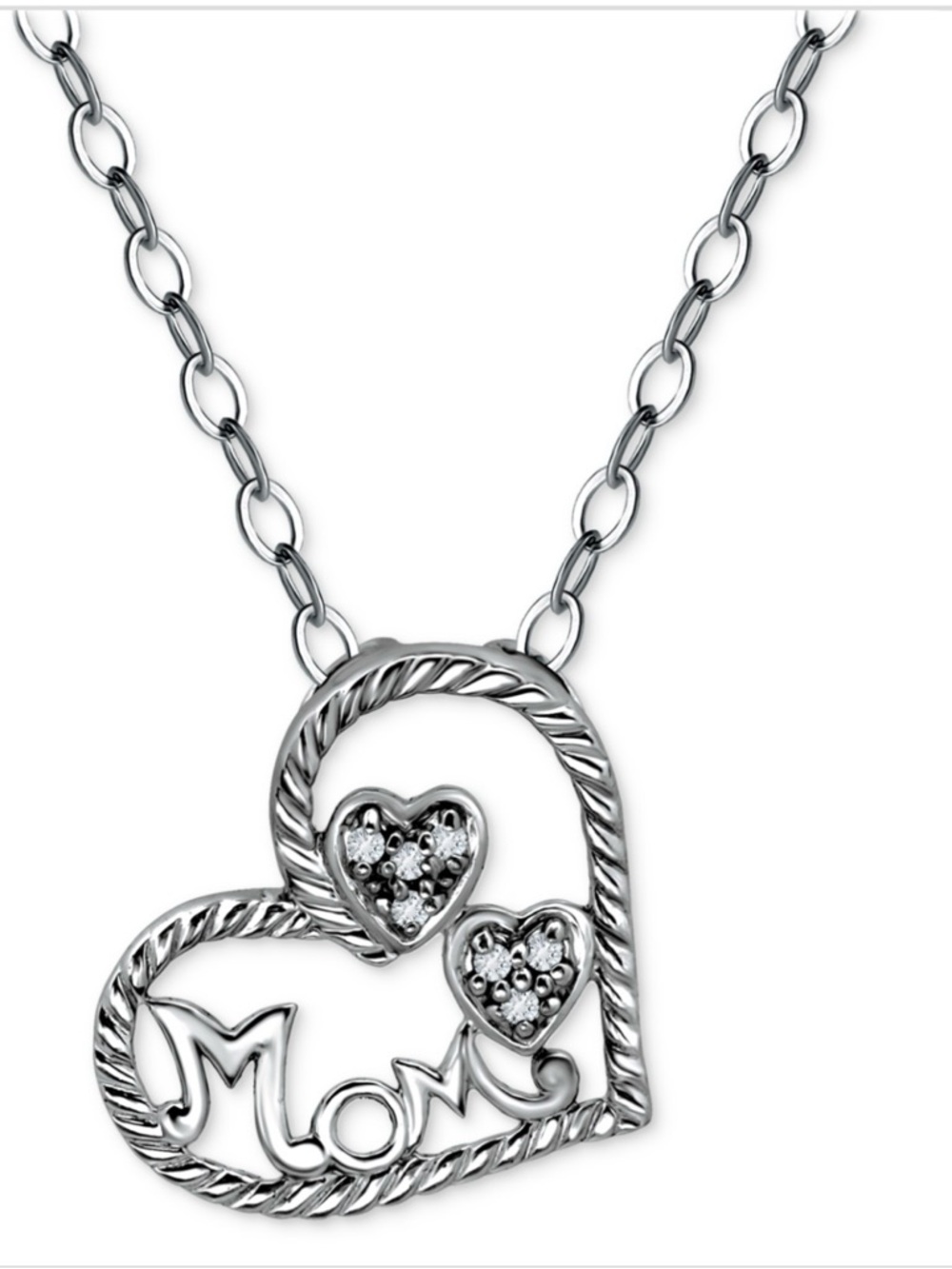 Giani Bernini Sterling Silver Mom Necklace